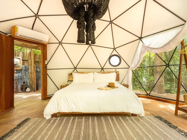 Interior view of the Private Sanctuary Dome